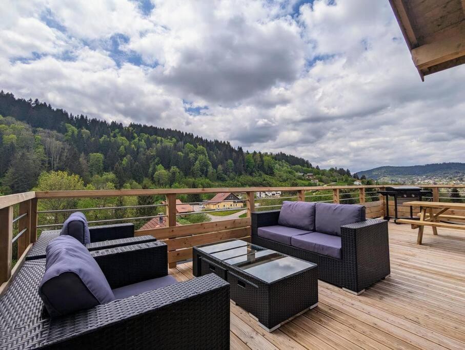 Chalet Victorine, Vue Imprenable Avec Spa Villa Gérardmer Dış mekan fotoğraf